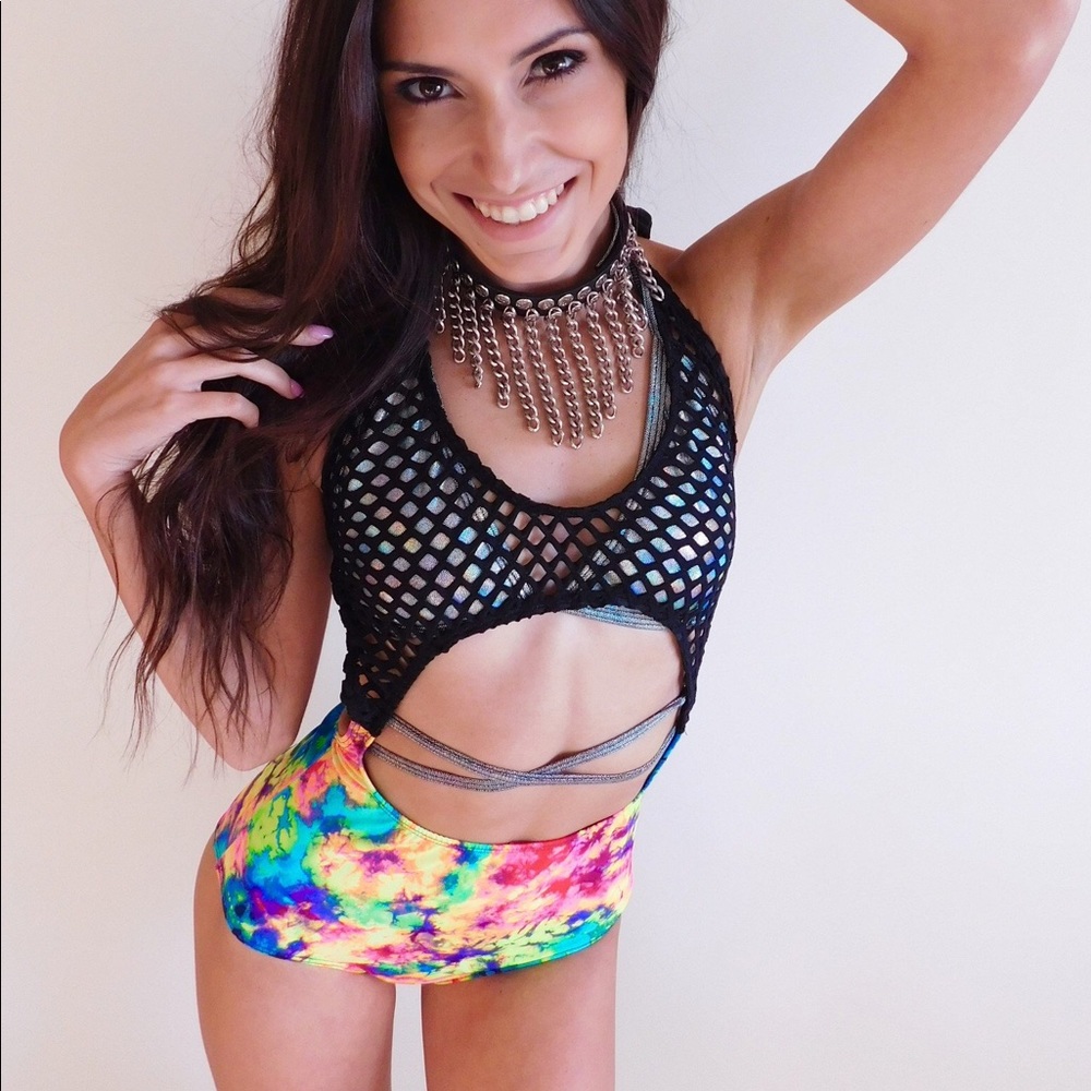 Rave With Mi Gente Ibiza Bodysuit